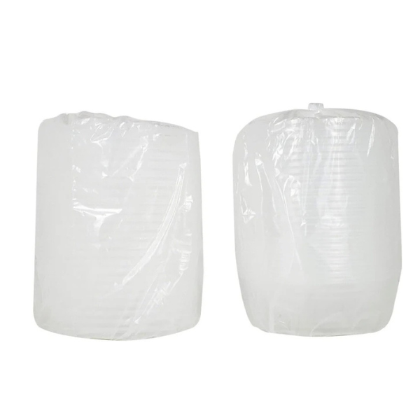 08" Round White Container with Lids