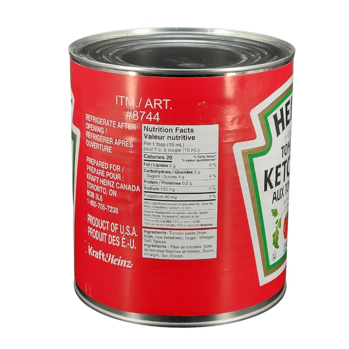 CLR - Heinz - Ketchup - Tin - (6 x100oz)