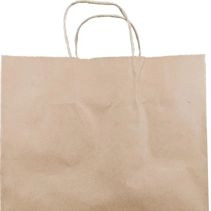 Kraft Paper Bags With handle (10 x 5 x 13)