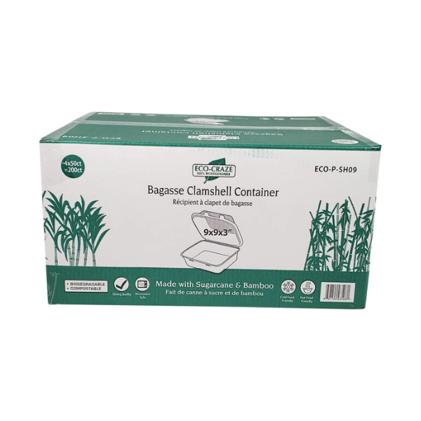 MFPP Plastic Food Container (9x9) 1 Comp