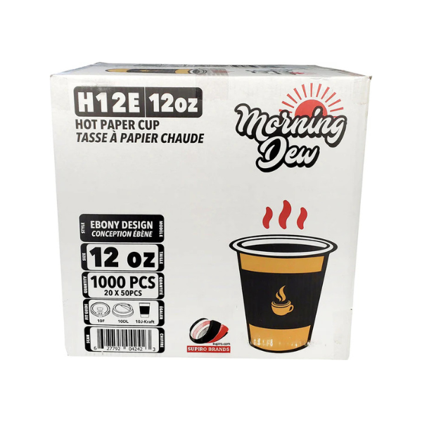 12oz Printed Coffee Cups