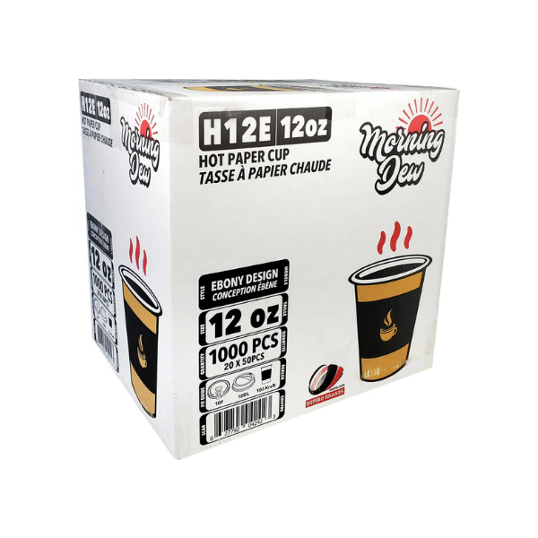 12oz Printed Coffee Cups