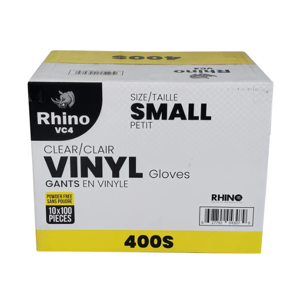 White Vinyl Gloves (S, M, L)