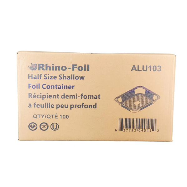 Aluminum Half Size Shallow Tray