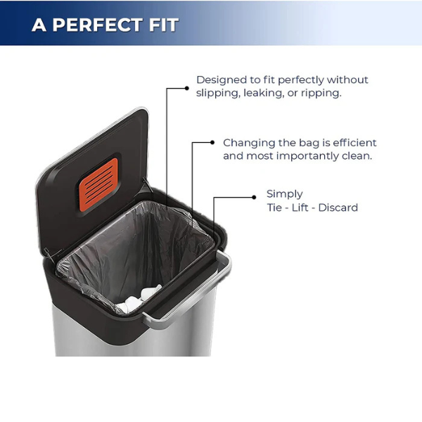 Black garbage Bags Extra Strong (35 x 47)