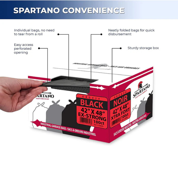 Black garbage Bags Extra Strong (42 x 48)