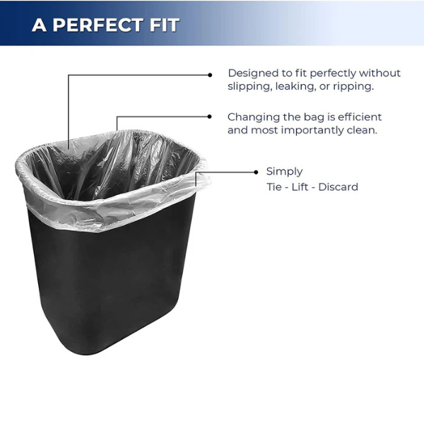 Clear garbage Bags Extra Strong (42 x 48)