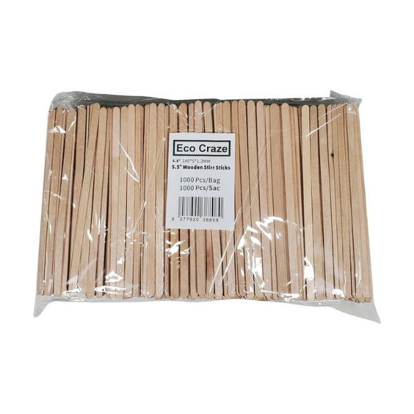 5.5" Stir Sticks - Wooden