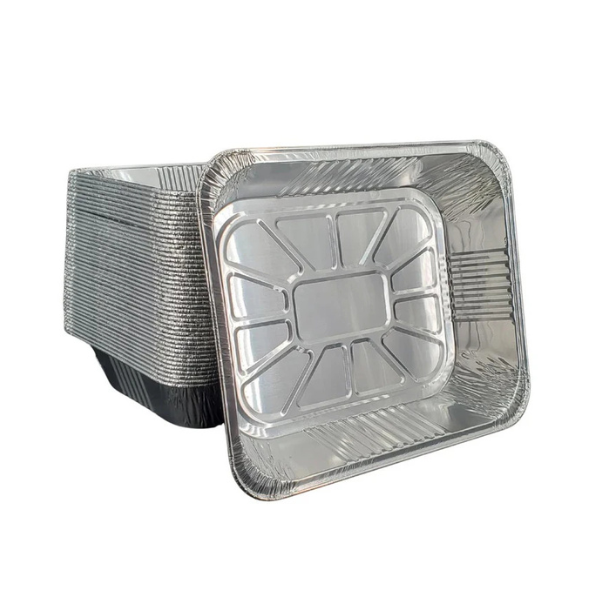 Can Foil - Half Size Deep Tray - Aluminum