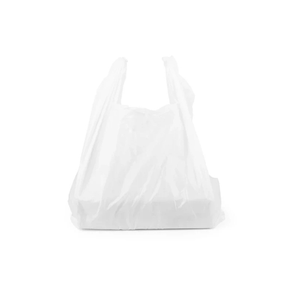 S5 White Plastic Shopping Bags